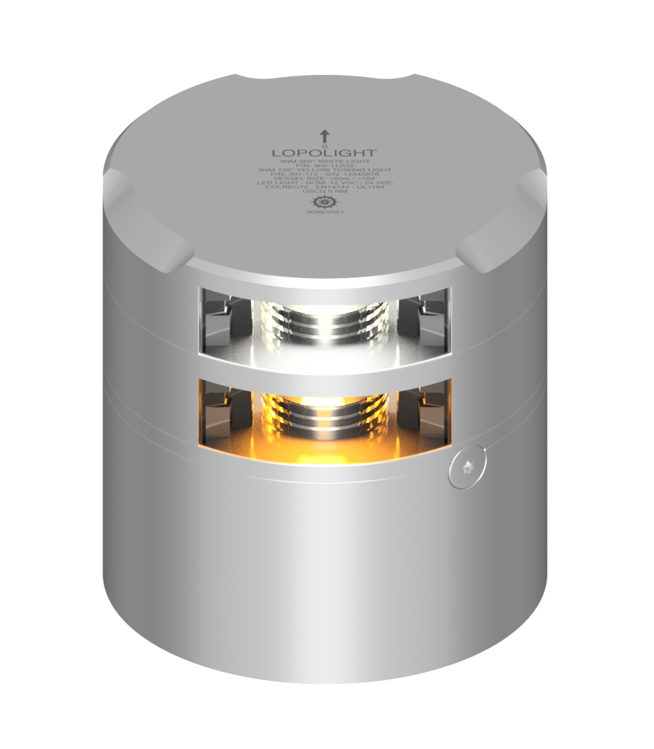 3nm Towing + 360° White, silver anodized 3nm Towing + 360° White, silver anodized